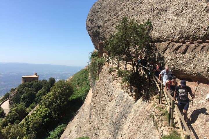 Montserrat Monastery and Mountain Half Day Hiking from Barcelona