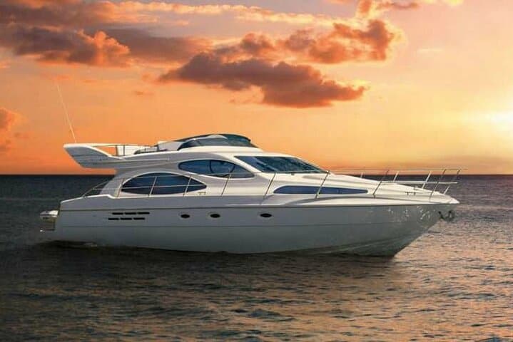 Barcelona Private Luxury Motor Yacht Sunset Cruise with Drinks