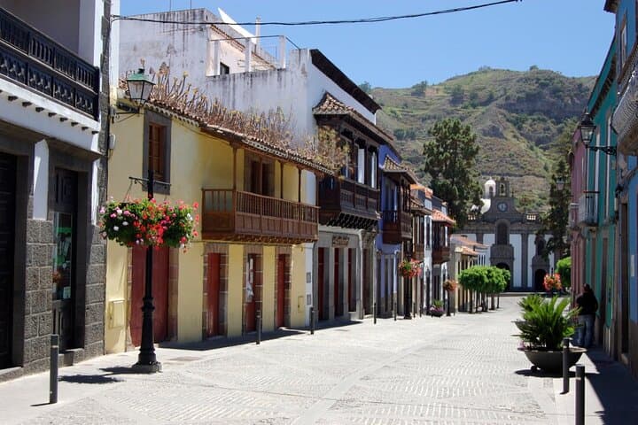 Teror, picturesque pedestrian street