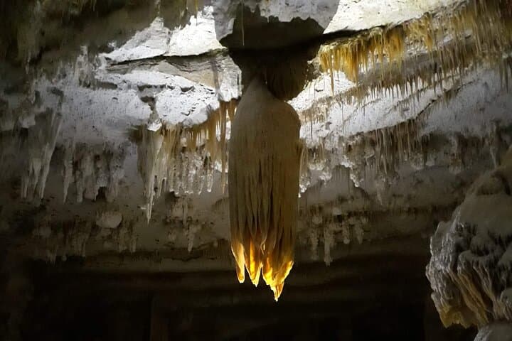 Beautiful of stalactites and stalagmites of the caves of Mallorca
