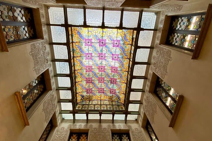 We will spot magnificent stained glass art work