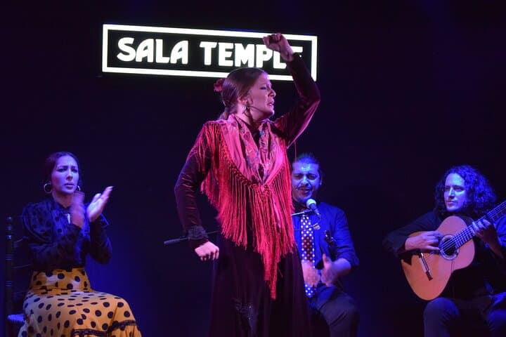 Entrance to the Flamenco Temple Room in Madrid with Tapas Option