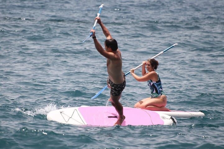 Stand Up paddle lesson in Playa de las Américas, Tenerife