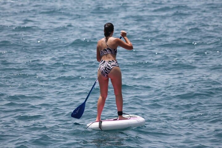 Stand Up paddle lesson in Playa de las Américas, Tenerife