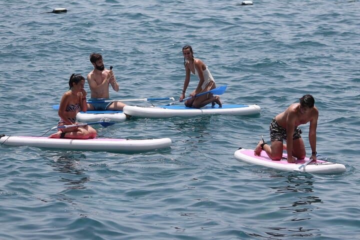 Stand Up paddle lesson in Playa de las Américas, Tenerife