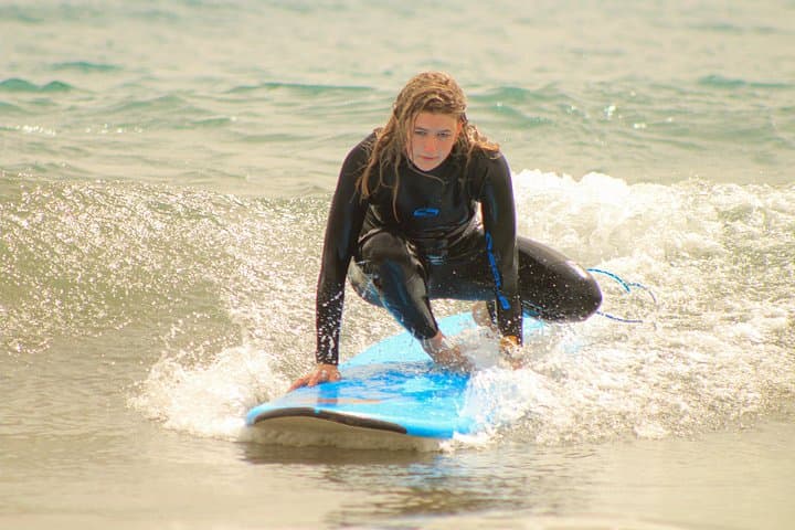 Surf practice in Playa del Inglés – surf school Gran Canaria