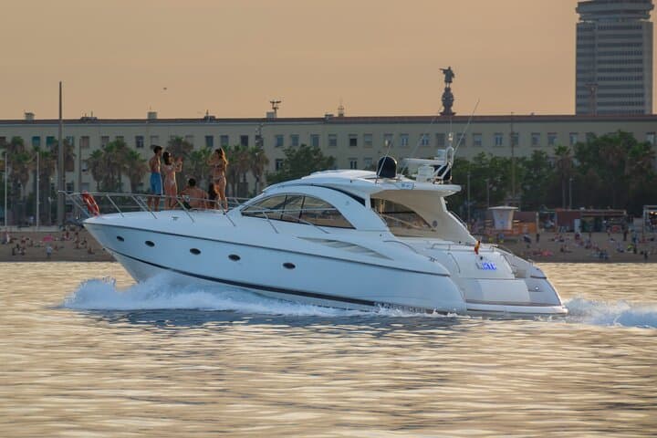 Premium Experience on a Sunkeeker Yacht in Barcelona