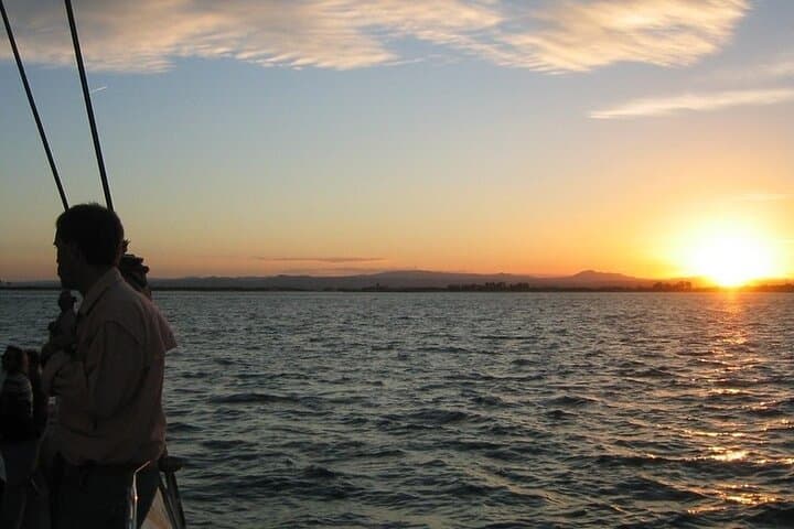 Sunsets from the catamaran in Dénia