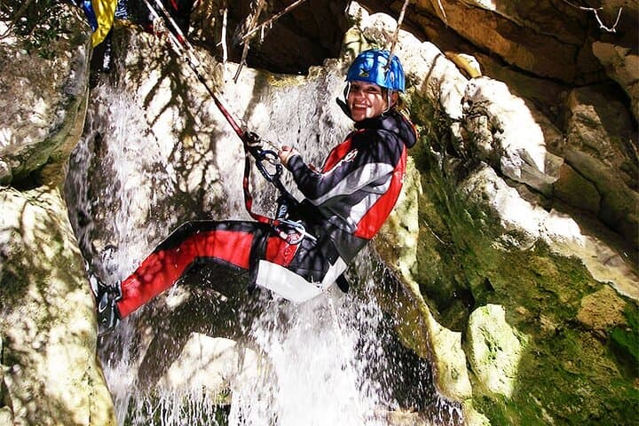 Aquatic canyoning near Benidorm, Mela, Abdet (Alicante)