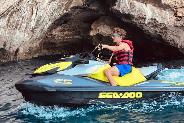 90 Minute Jet Ski Tour Cave of Sea Lions in Mallorca