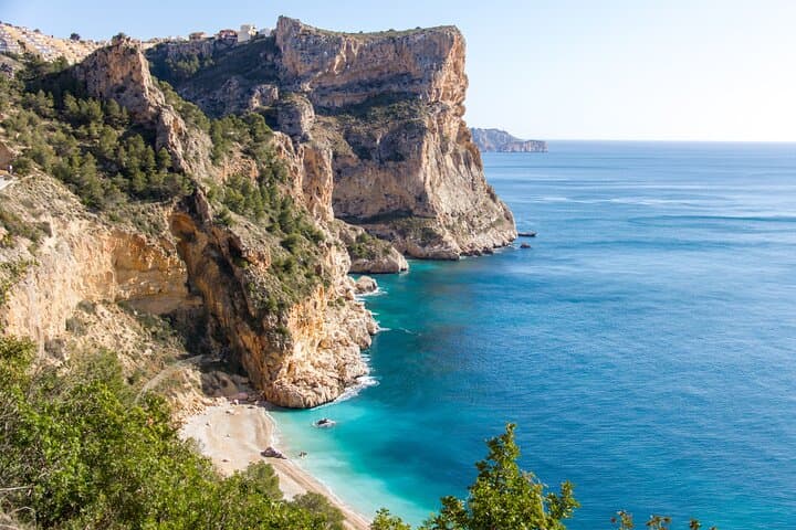 Pristine beach at Cala Moraig