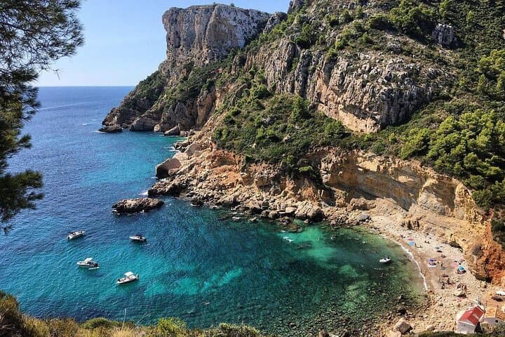 Secluded beach at Cala Llebeig