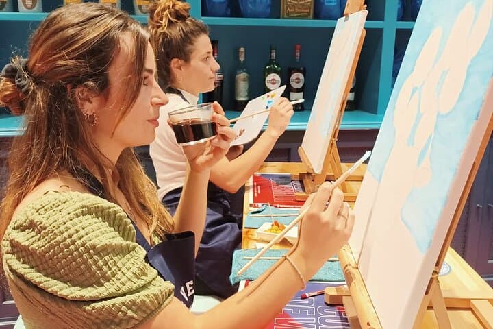 Sip Spanish vermouth and paint!