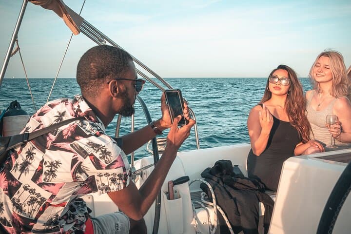 Barcelona Sunset Private Sailing with Light Snacks and Open Bar