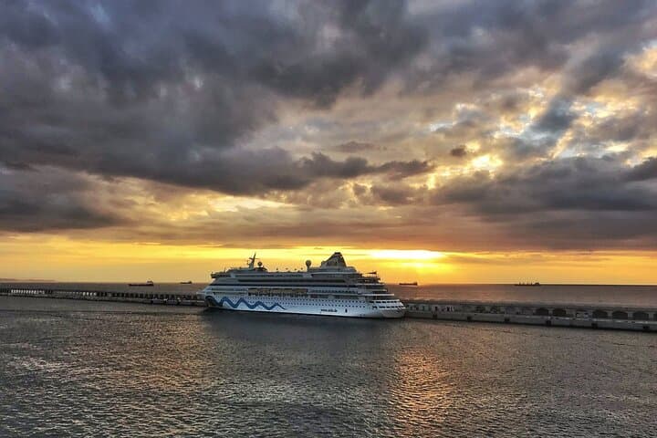 Sun Set in Tarragona Port