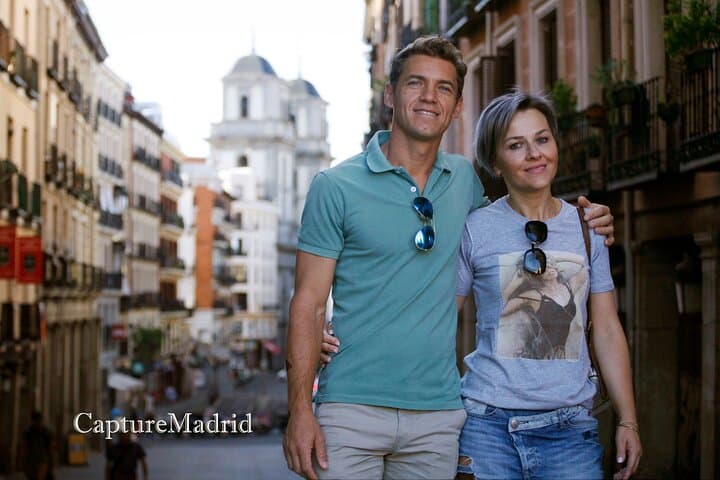 From Rumania to Madrid. Visiting Plaza Mayor, Madrid.