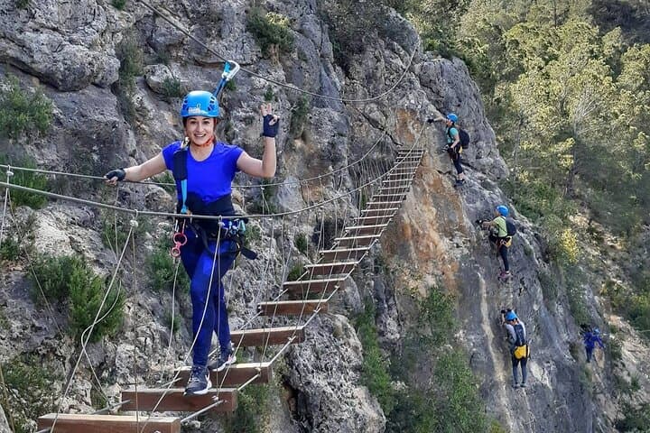 Via ferrata of Fuente de Godalla in Enguera