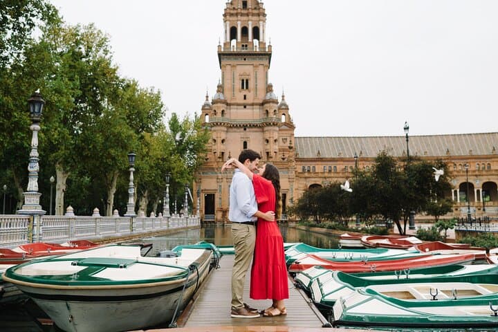 Photo shoot in Plaza de España