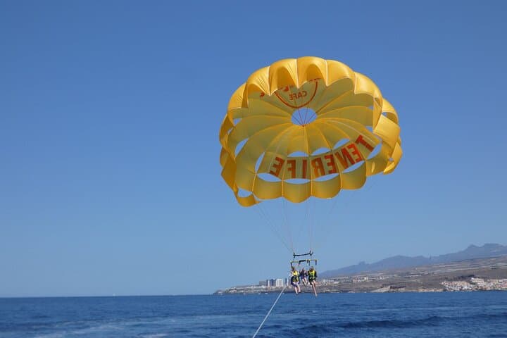 Parasailing flights on the Adeje Coast in Tenerife