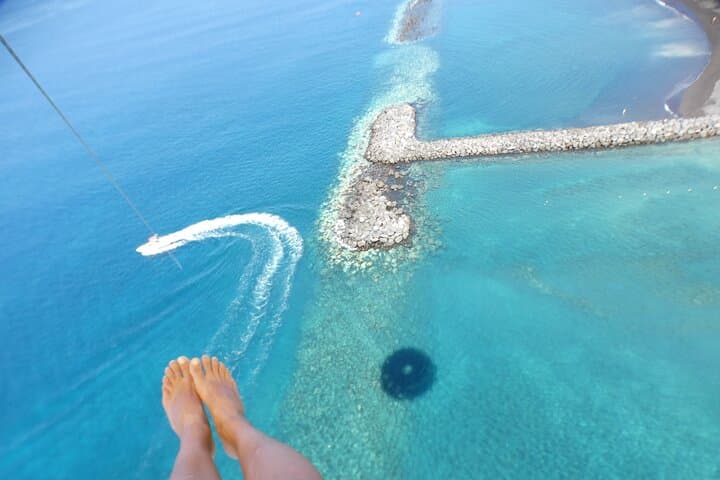 Parasailing flights on the Adeje Coast in Tenerife