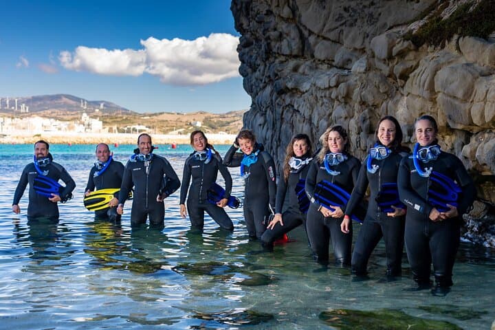 Guided snorkeling route in the Strait Natural Park