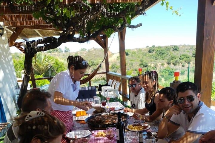 The chef serving!