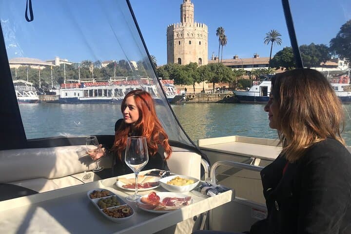 Exclusive Seville Boat Tour with Shared Tapas