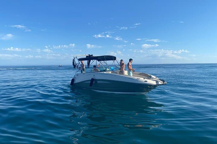 Sea Ray boat sailing in Marbella