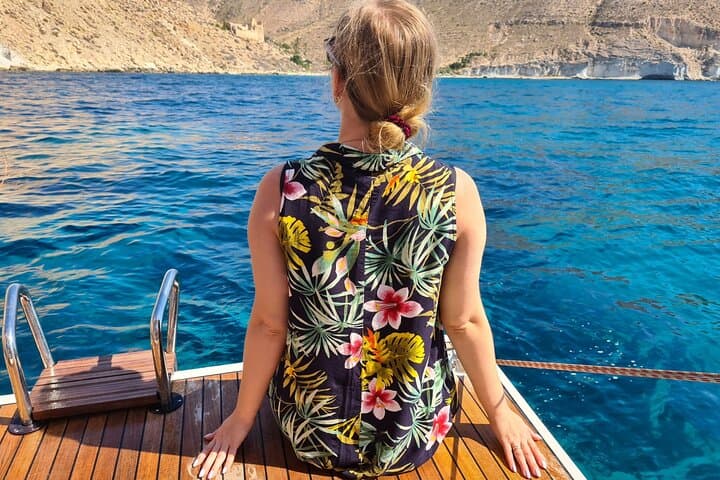 Boat Trip to Cabo de Gata Beaches in the Mediterranean Sea