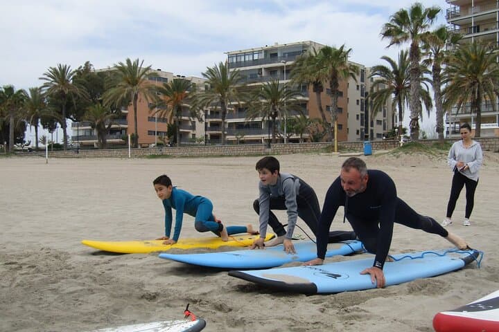 Surf or Paddle Surf course in Benicasim Castellon