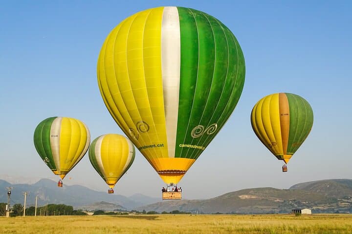 Catalonia Hot Air Balloon with Optional Pick up from Barcelona