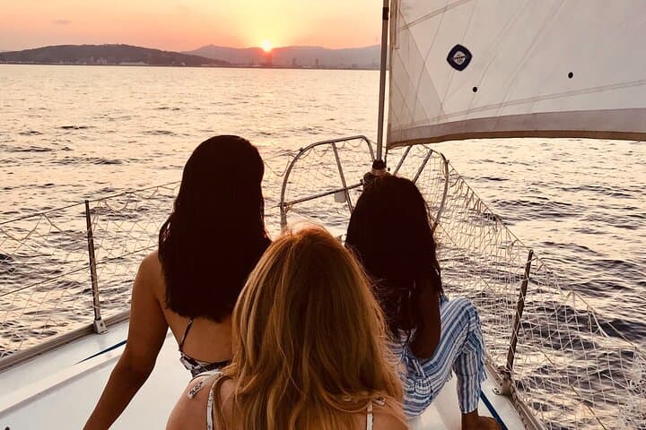 watching the sunset