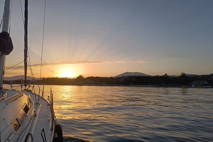 Sunset on the Golden Mile of Marbella