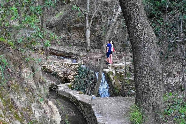 Hiking in the natural park on the outskirts of the Alhambra