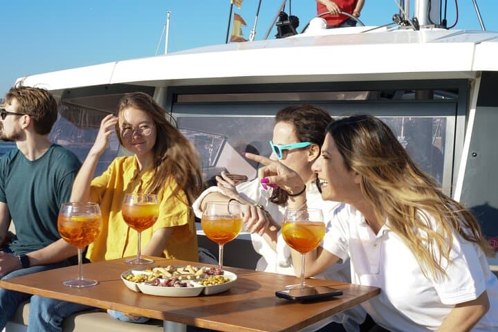 Sunset Catamaran: Small Group, Drinks, Snacks & Dinner Upgrade