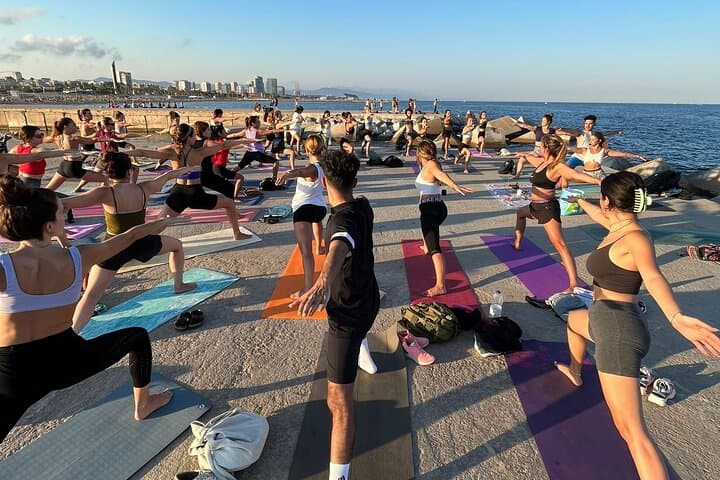 Yoga by the Sea in Barcelona