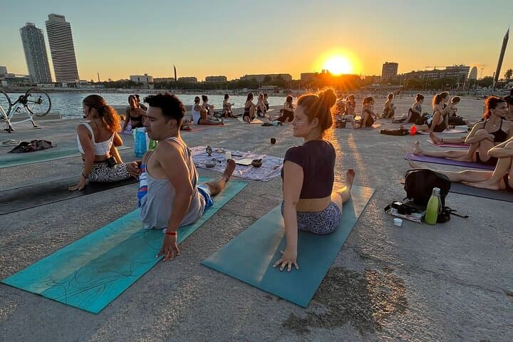 Yoga by the Sea in Barcelona
