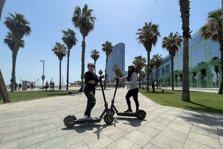 Barcelona Guided 2 hour E-Scooter Tour