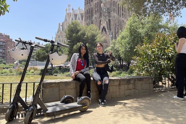 Barcelona Guided 2 hour E-Scooter Tour