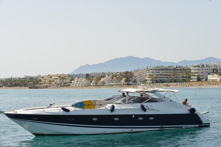 Enjoy the Marbella Coast on the Sunseeker 63 Predator Yacht