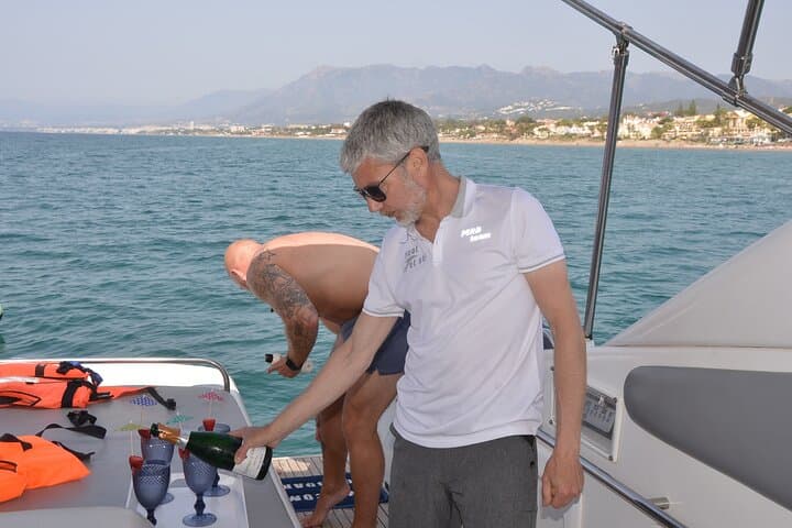 Enjoy the Marbella Coast on the Sunseeker 63 Predator Yacht
