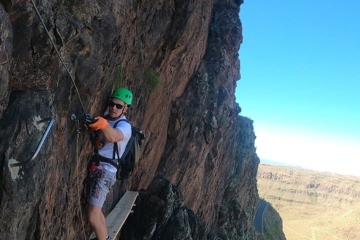 Half-Day Adventure and Climbing Via Ferrata in Gran Canaria