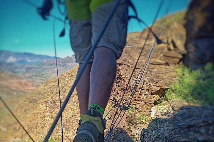 Half-Day Adventure and Climbing Via Ferrata in Gran Canaria