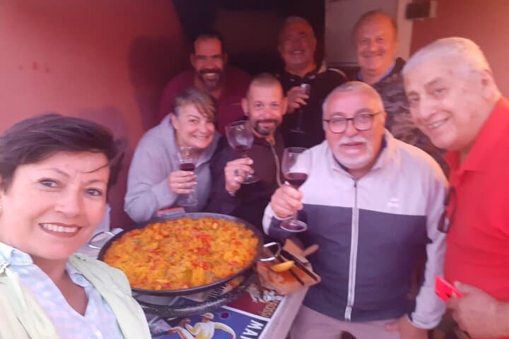 paella and sangria party