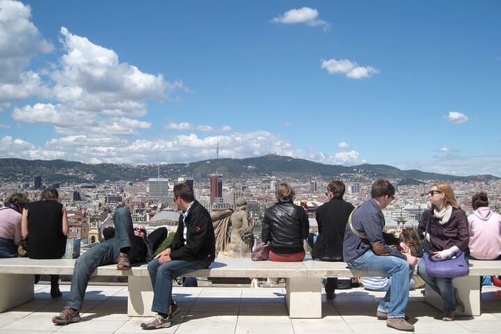 View from the MNAC (Museu Nacional d’Art de Catalunya)