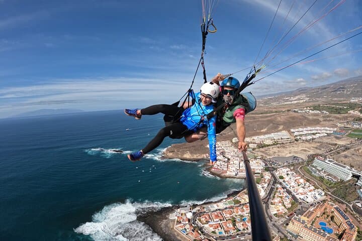 Paragliding with adrenaline.