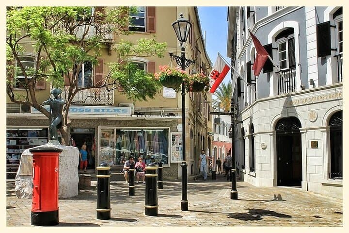Main Street square in Gibraltar