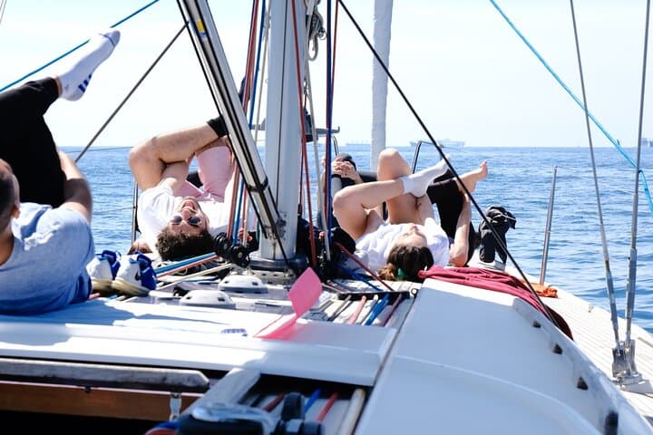Yoga Session and Sailing Adventure in Barcelona