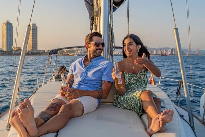 Private Naval Sailboat Tour in Barcelona up to 11 people