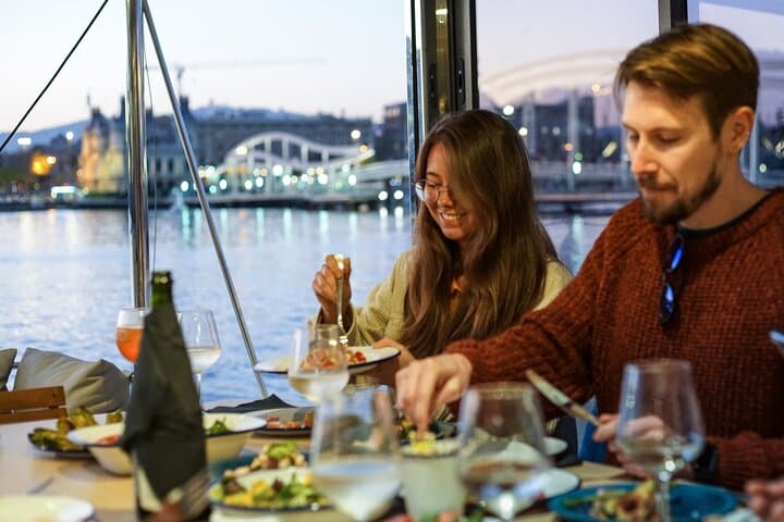 Dinner Sunset Small Group Sailing on the Mediterranean Barcelona